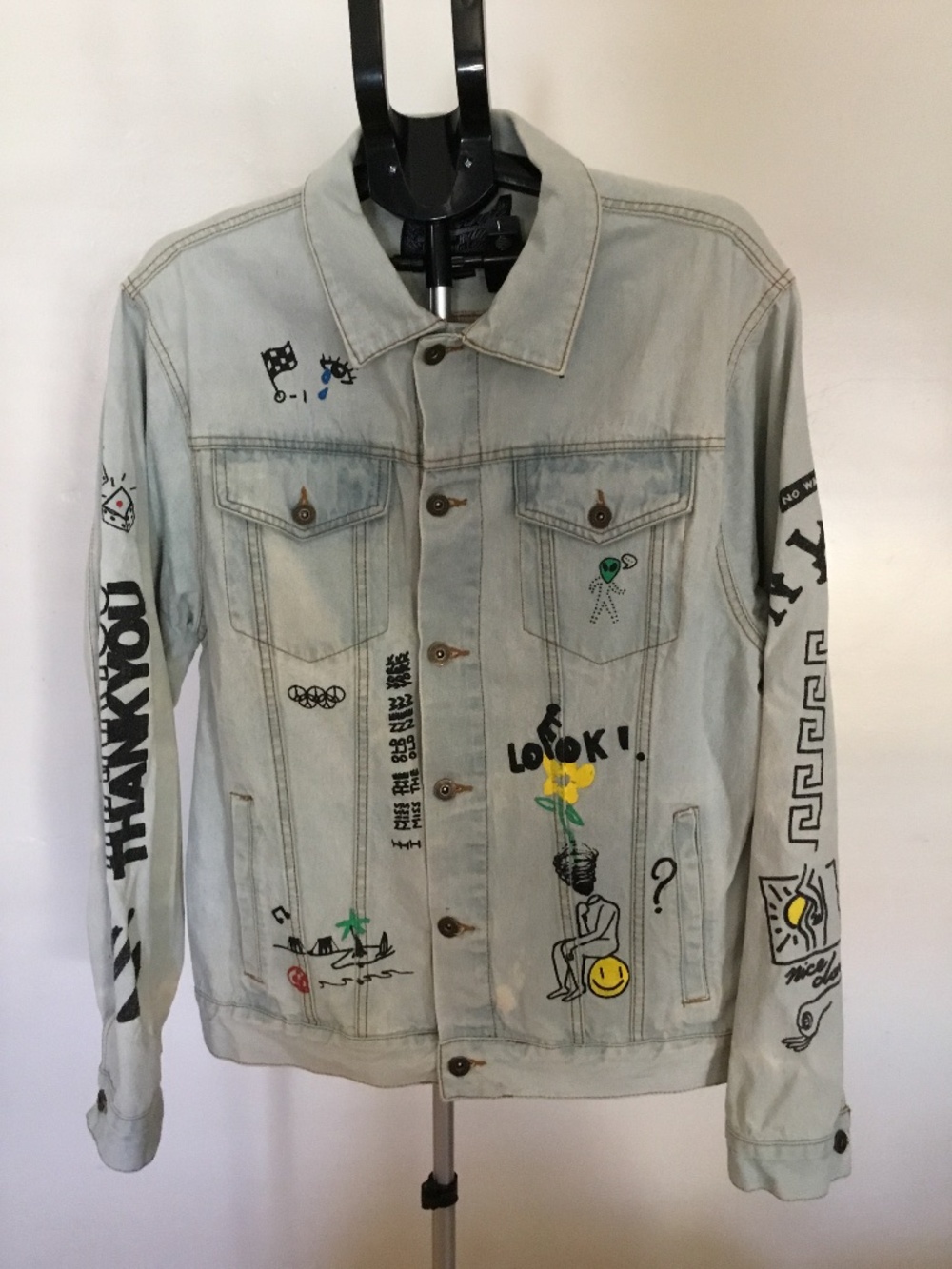 Men’s Brooklyn Cloth Cartoon X-large Denim Jacket